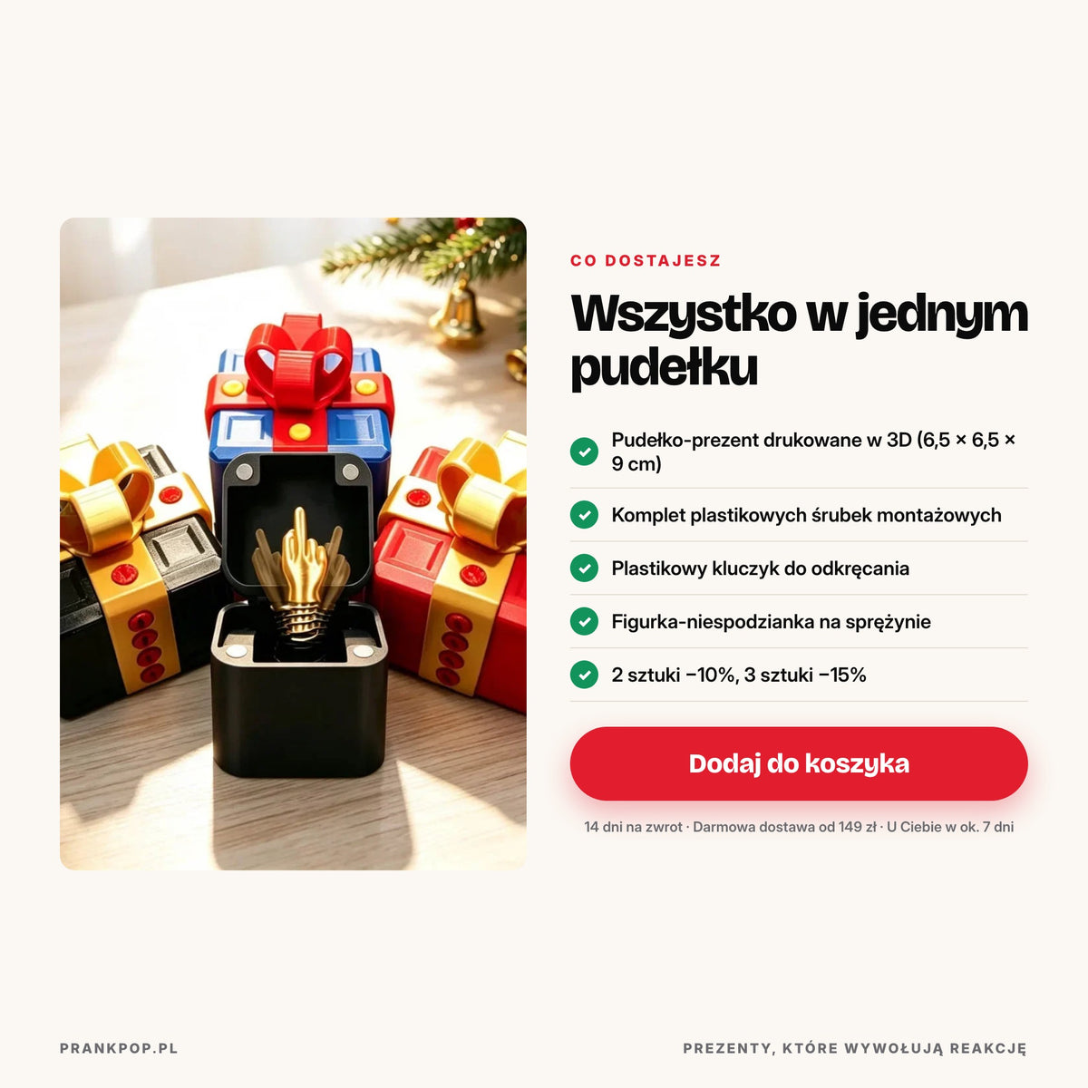 Co dostajesz w zestawie Nerwobox – pudełko, śrubki, kluczyk i figurka